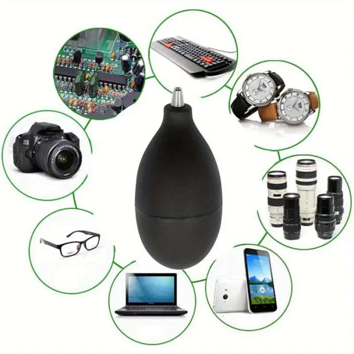 1pc Portable Rubber Air Blower with Squeeze Nozzle Ideal for Camera Lenses Watches Phones Keyboards