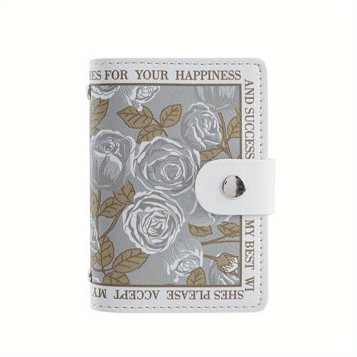 1pc Flower Anime Card Holder Holds 22 Card Slots Bank Card Holder ID Holder Large Capacity
