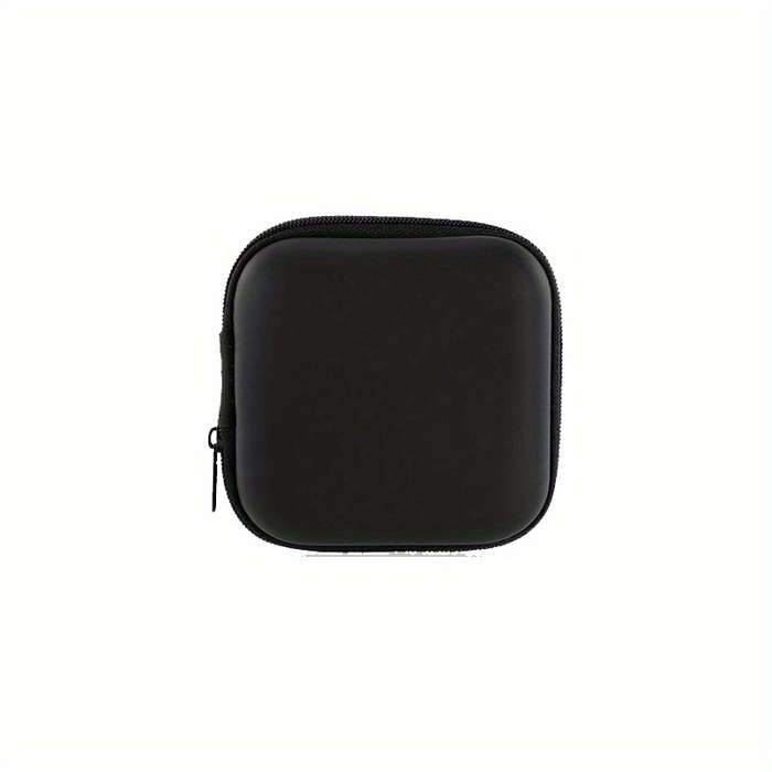 1pc Compact Mini EVA Hybrid Shell Storage Box Durable Easy-to-Carry Organizer for Earphones