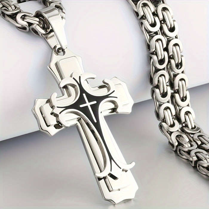 1 Piece Golden Jesus Theme Pendant