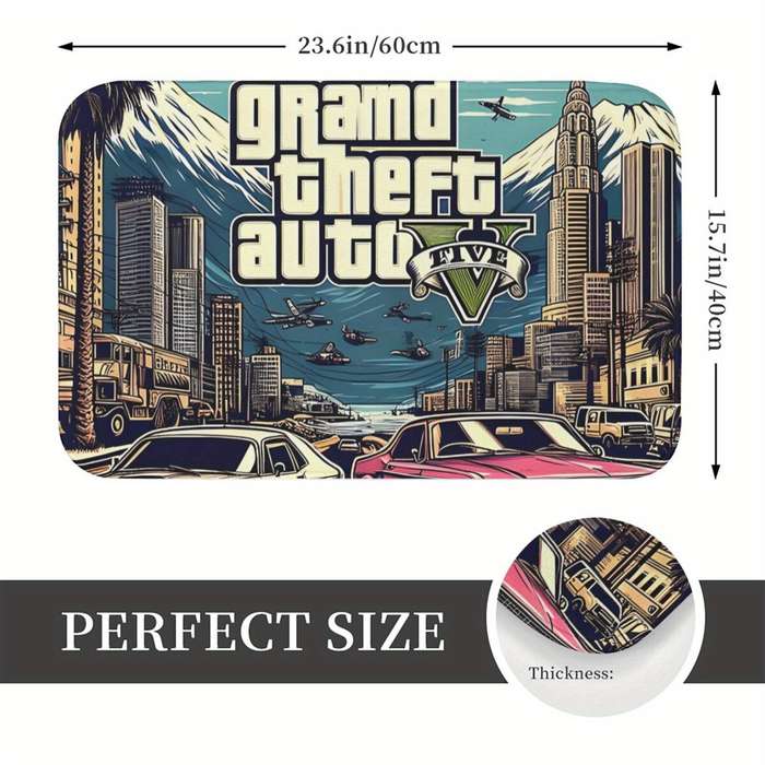 1Pc 40x60cm Art Floor Mat
