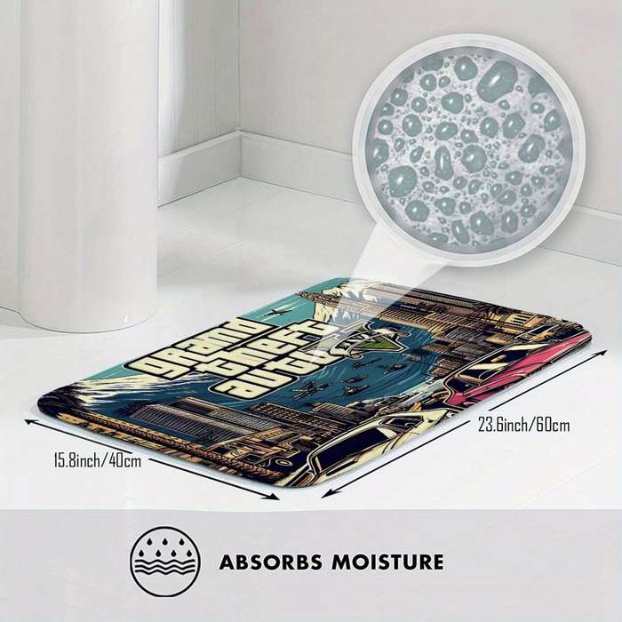 1Pc 40x60cm Art Floor Mat