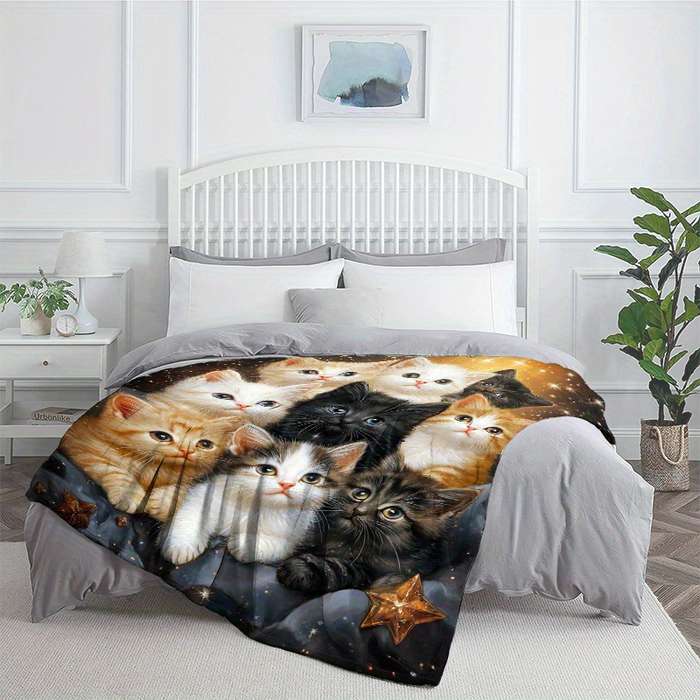1ps Blanket Size  80X120Cm 31.5X47.24Inch Composition Polyester