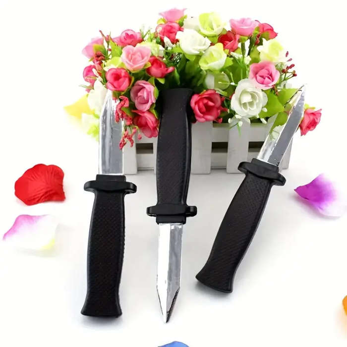 1pc Magic Retractable Knife Plastic Retractable Simulated Knife