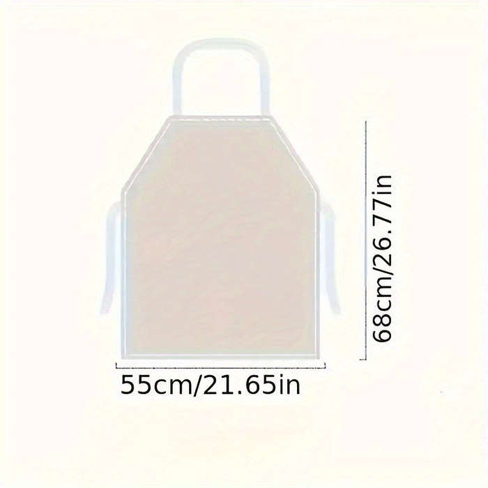 1pc Fashionable Bee Pattern Apron Woven Polyester Ideal for Cooking BBQ Kitchen Duti