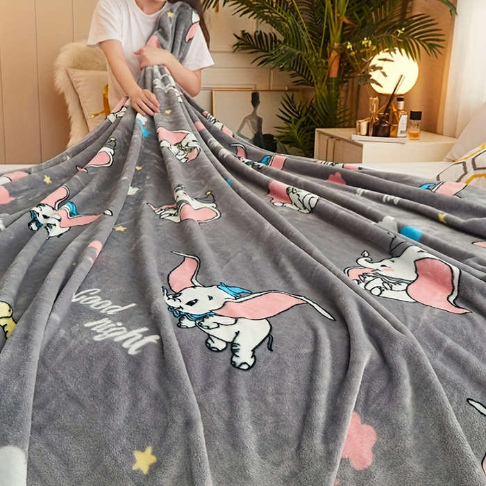 1ps Blanket Color Gray Elephant size 150.01cmx200.0cm