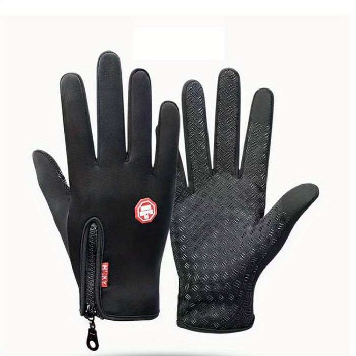 1 Pair Black Size XL Outdoor Sports Gloves