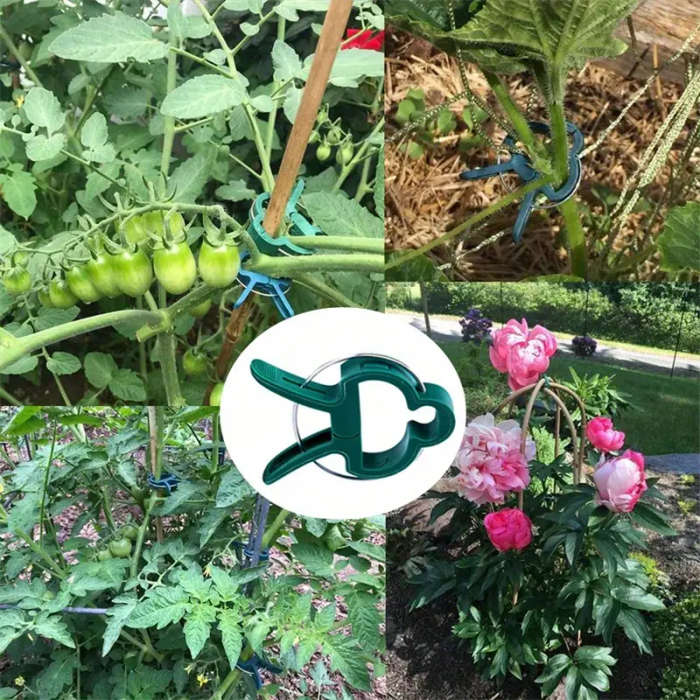 50pcs Durable Plastic Garden Plant Support Clips