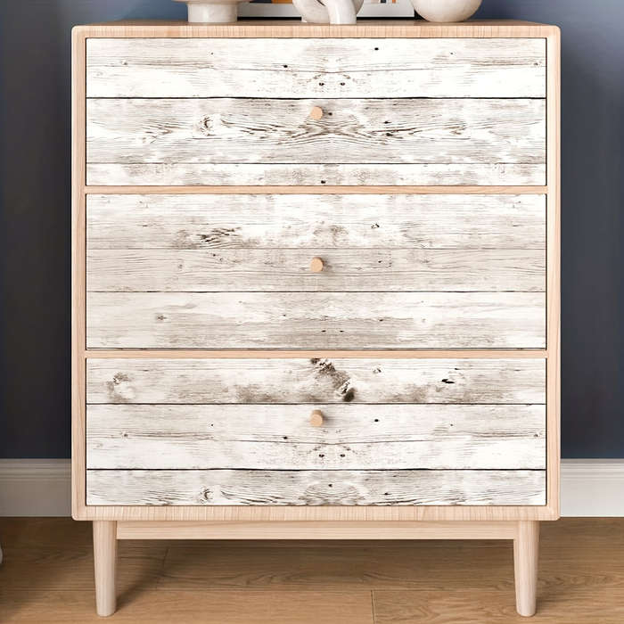 1PC Wall StickersWood Grain 145cmX500cm