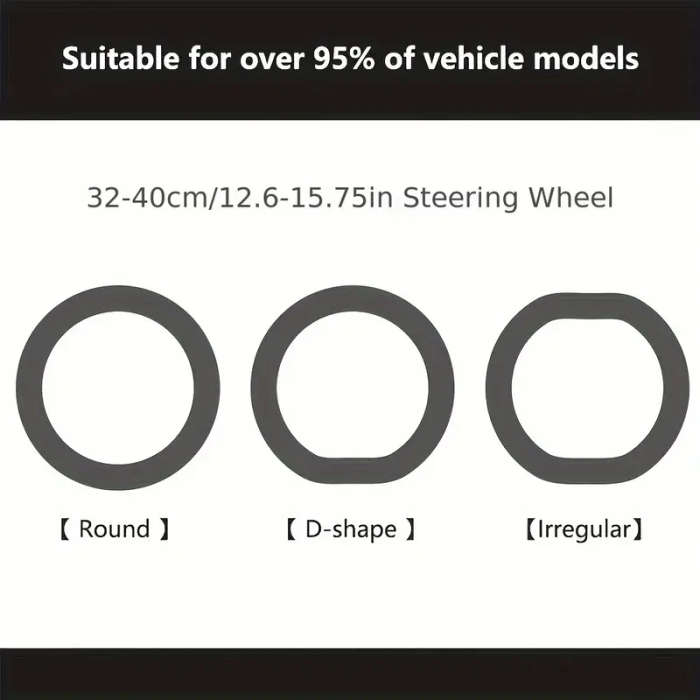1pc Universal Silicone Steering Wheel Cover