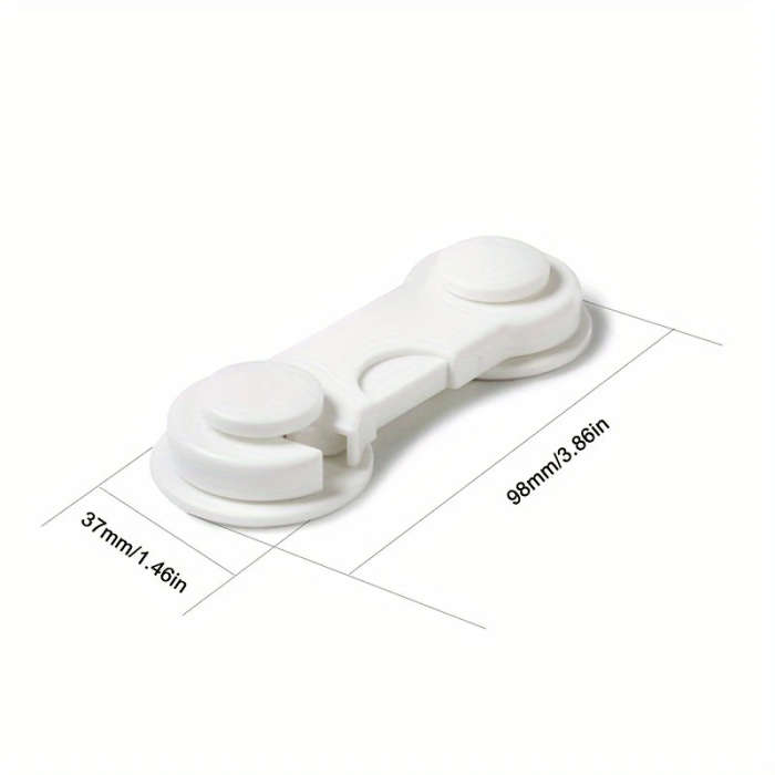 5Pcs Premium Adjustable Plastic Cabinet Safety Drawer Locks Secure Anti Pinch Door Locks For Home Im