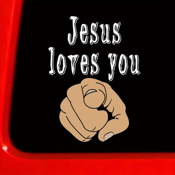 1pc Jesus Christian Themed Stickers