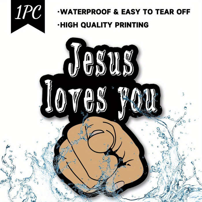 1pc Jesus Christian Themed Stickers