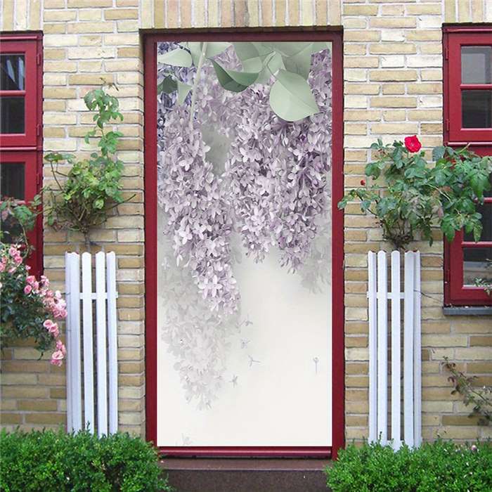 1Pc 76.96x199.9cm Door Window Sticker