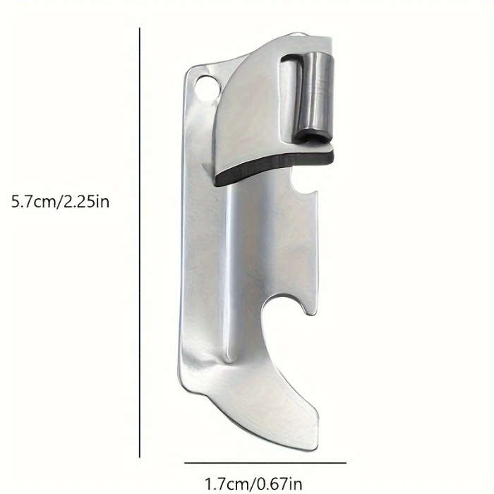 1Pc Can Openers Multifunctional Can Openers Bottle Opener Folding Stainless Steel Mini Can Openers