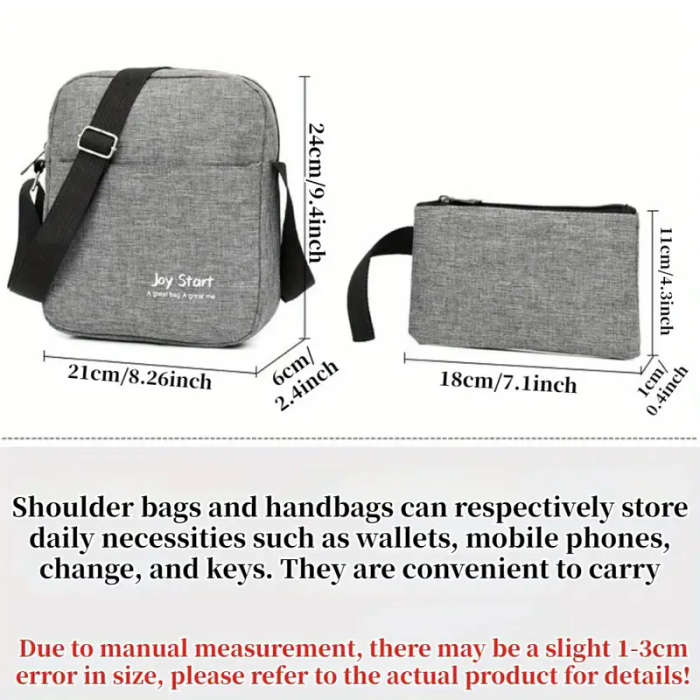3pcs Backpack Set with Laptop Compartment Stylish Solid Color Large Capacity Waterproof Stain Resist