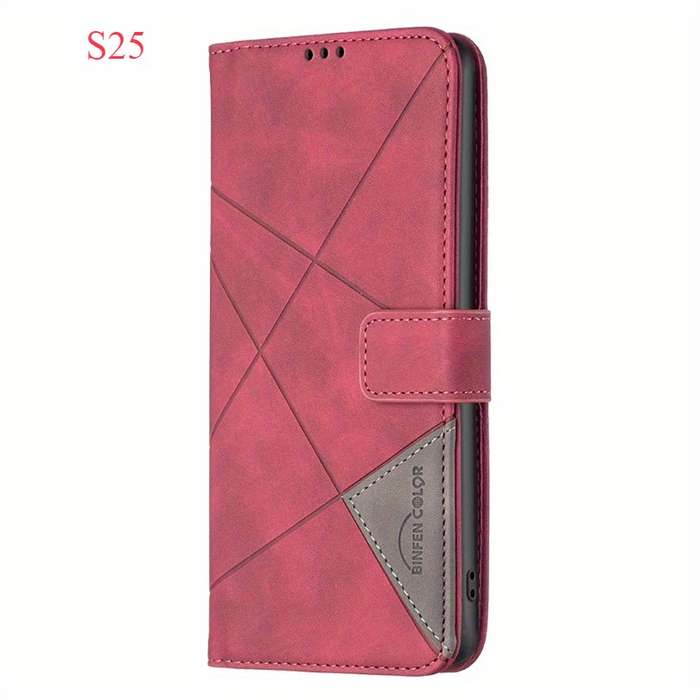 1pc Red For Samsung Galaxy S25 Phone Cases