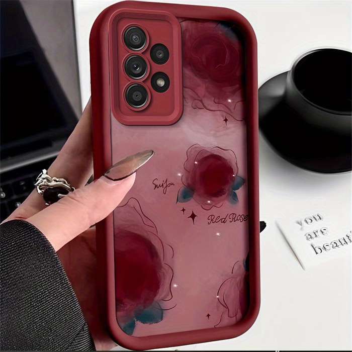 1pc Red For Samsung Galaxy A52s 5G Phone Cases