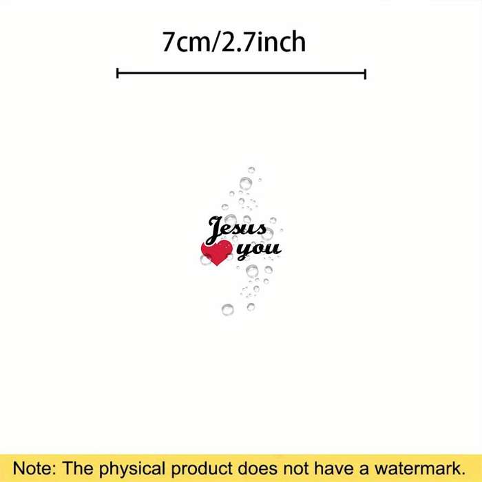 1pc Style1 Jesus Christian Themed Stickers