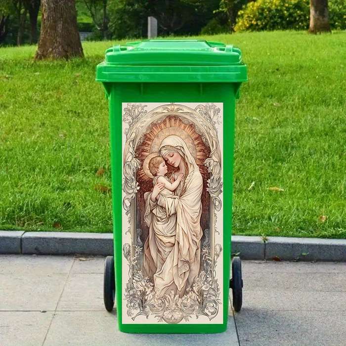 1pc 30.99x69.85cm Jesus Christian Themed Stickers