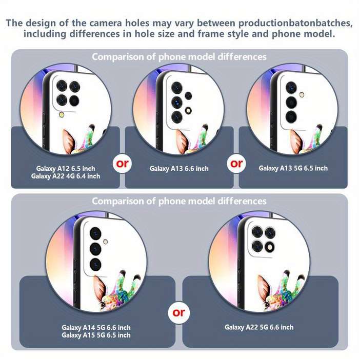 1pc Mixed Color 1 For Samsung Galaxy A13 5G Phone Cases