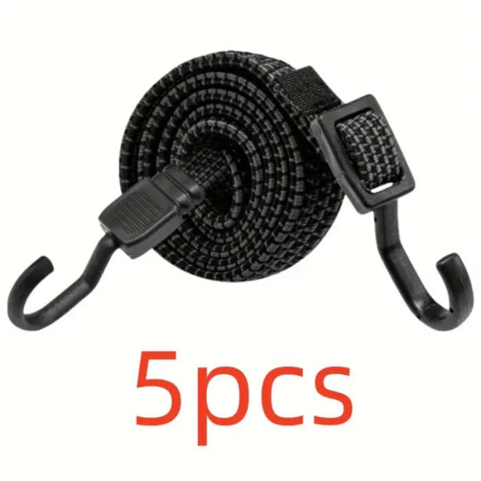 5 Pieces Of Heavy-Duty Bungee Cords