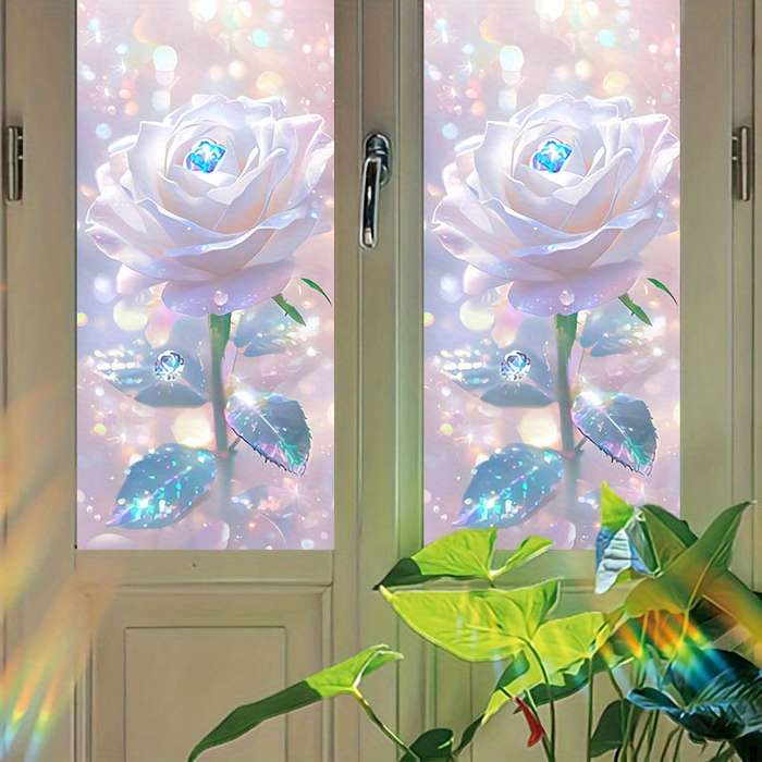 1Pc 17.7x39.3in 45x100cm Door Window Sticker