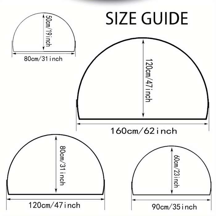 1Pc 60x90cm 23.6x35.4inch Floor Mat