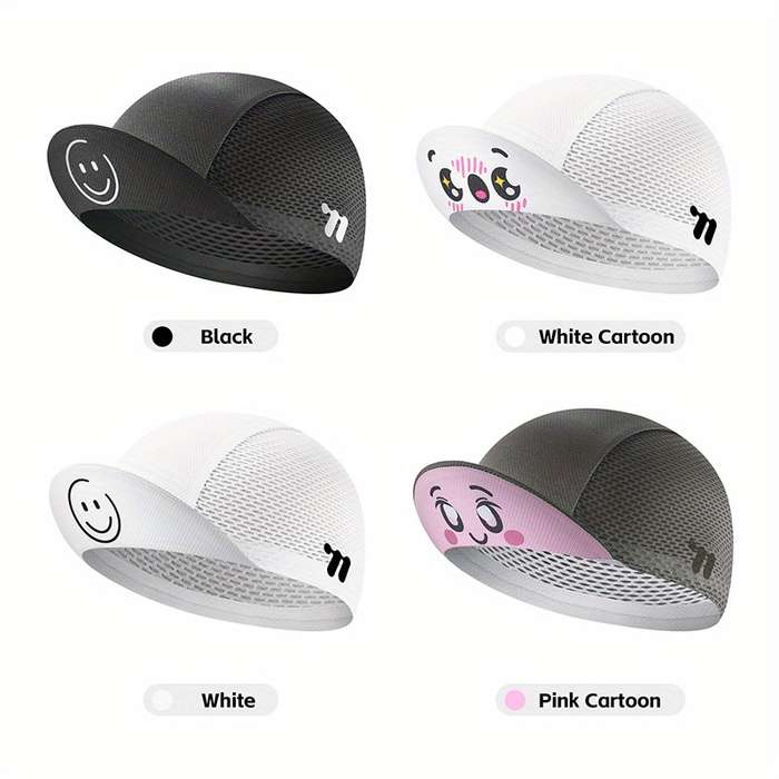 1pc WEST BIKING Quick-Dry Cycling Cap with Brim Breathable Lightweight Sports Hat for Running