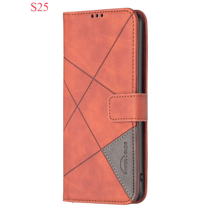 1pc A-Brown For Samsung Galaxy S25 Phone Cases