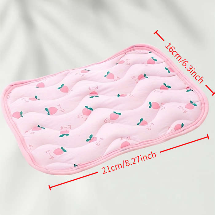1piece Pink Cherry Cooling Pad