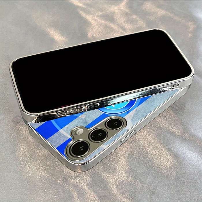 1pc Silvery For Samsung Galaxy S24 Ultra Phone Cases