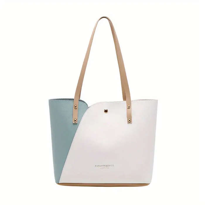 Fashionable Versatile Tote Bag - Bohemian Style Handbag, PU Material