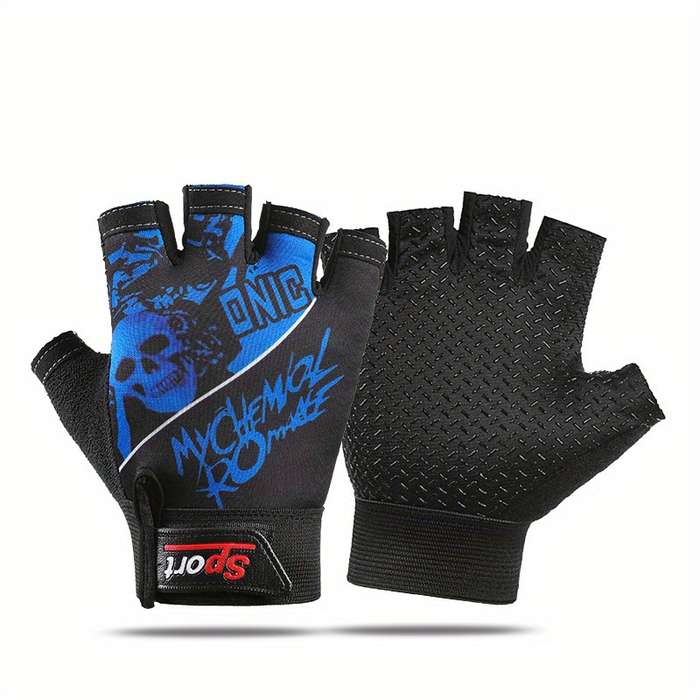 1 Pair Red One Size Outdoor Sports Gloves