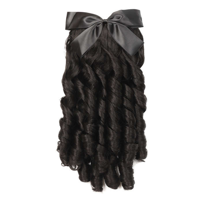 1Pc Brown Black 30.48cm Fashion Design Wig