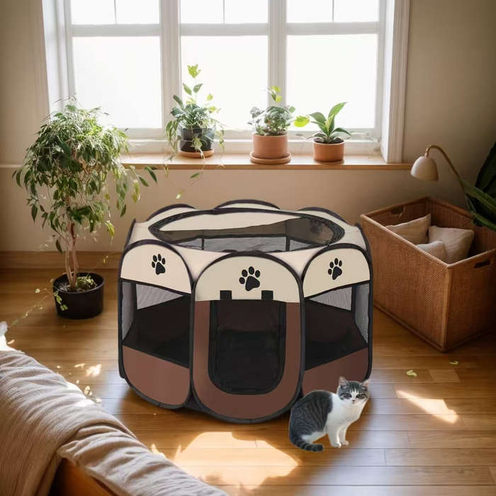 1pc (Type A) Brown Pet Cage
