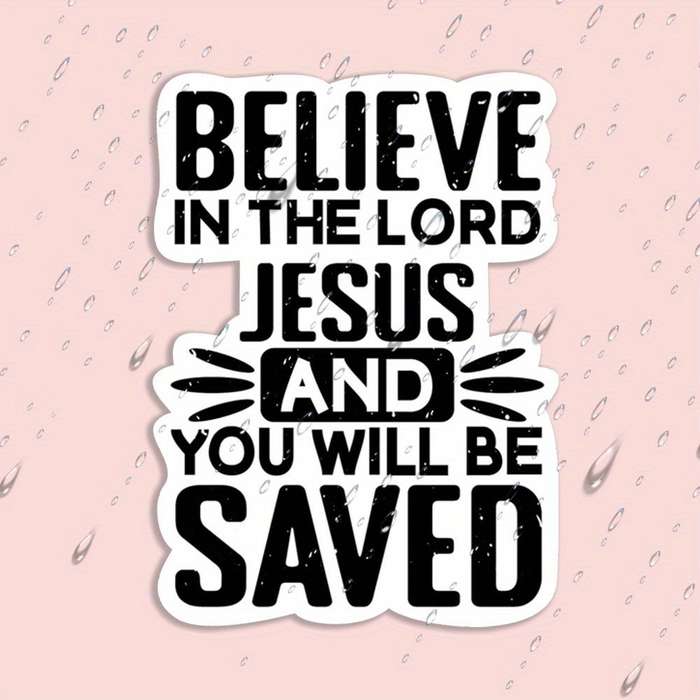1pc Jesus Christian Themed Stickers