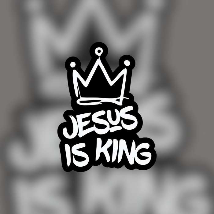 3pcs Light Film Jesus Christian Themed Stickers