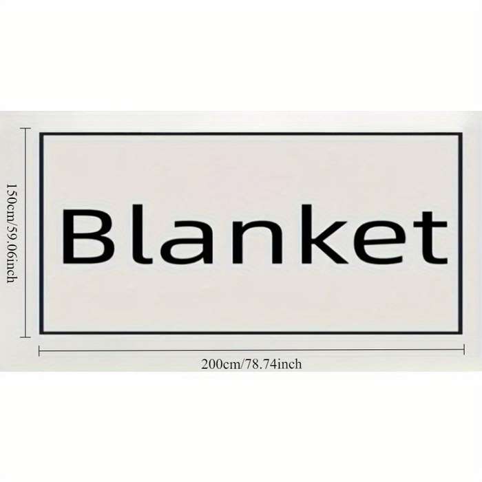 1ps Blanket Model Blanket size 150.01x200.0cm
