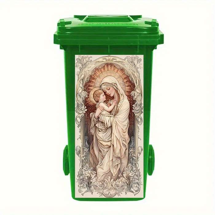 1pc 30.99x69.85cm Jesus Christian Themed Stickers