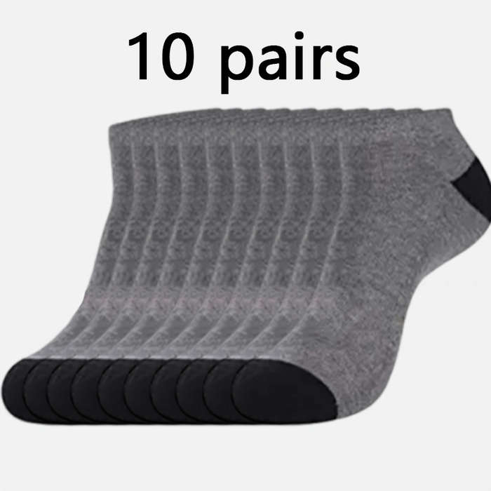 10 Pairs White One Size High Elastic Socks