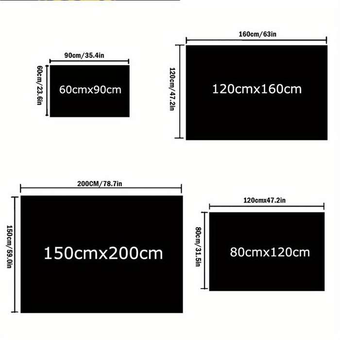 1Pc 150x200cm Floor Mat