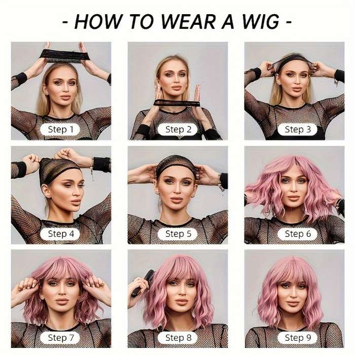 1Pc Black 71.12cm Fashion Design Wig