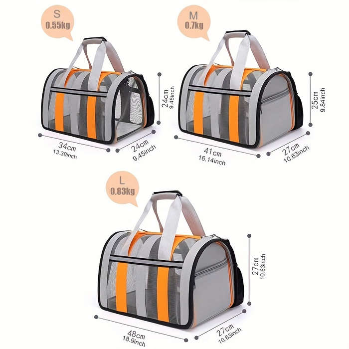 1pc Collapsible Pet Carrier Pet Bag
