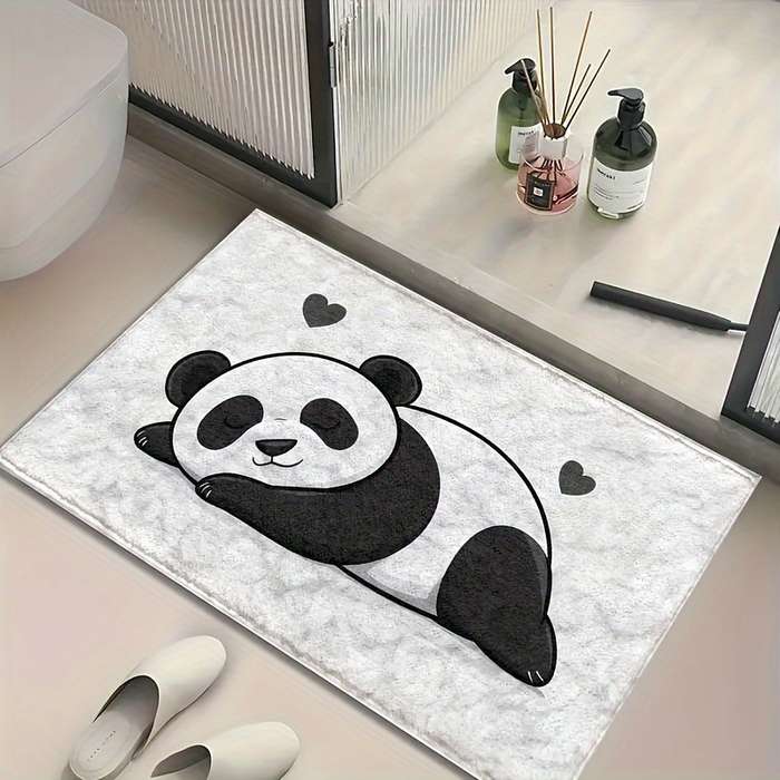1Pc 23.62x35.43inch 60x90cm Panda Floor Mat