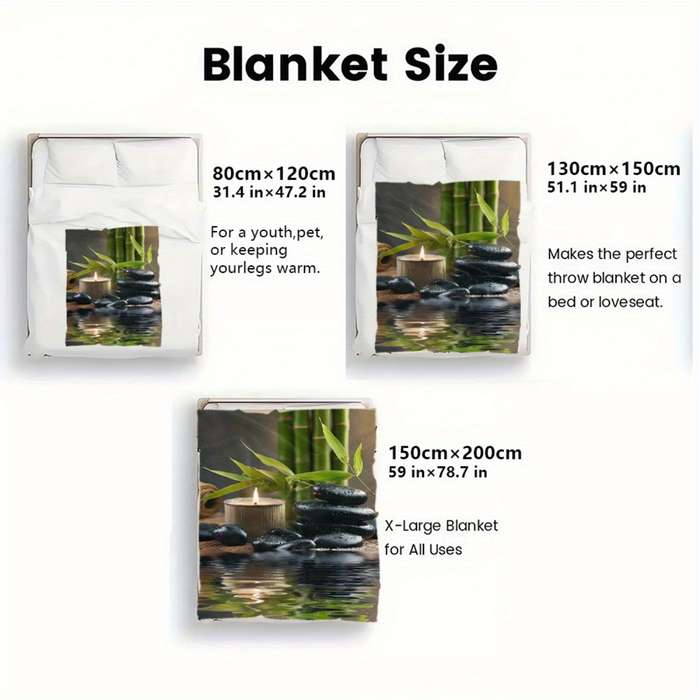1ps Blanket Size  80X120Cm 31.5X47.24Inch