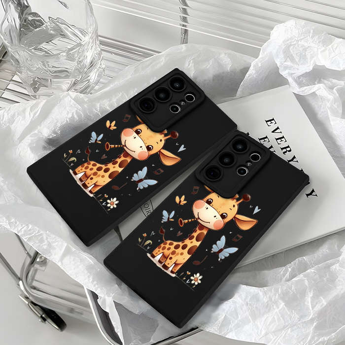 1pc Black For Samsung Galaxy S24 Phone Cases
