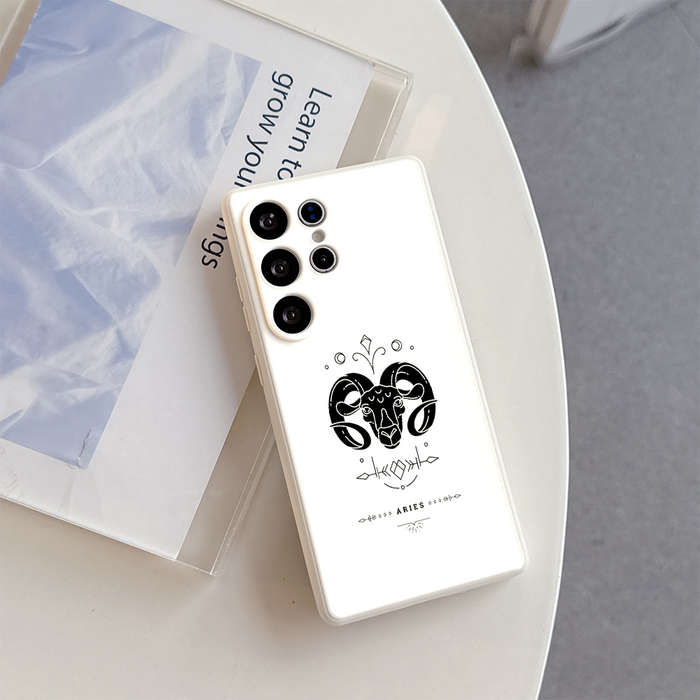 1pc White For Samsung Galaxy S25 Edge Phone Cases