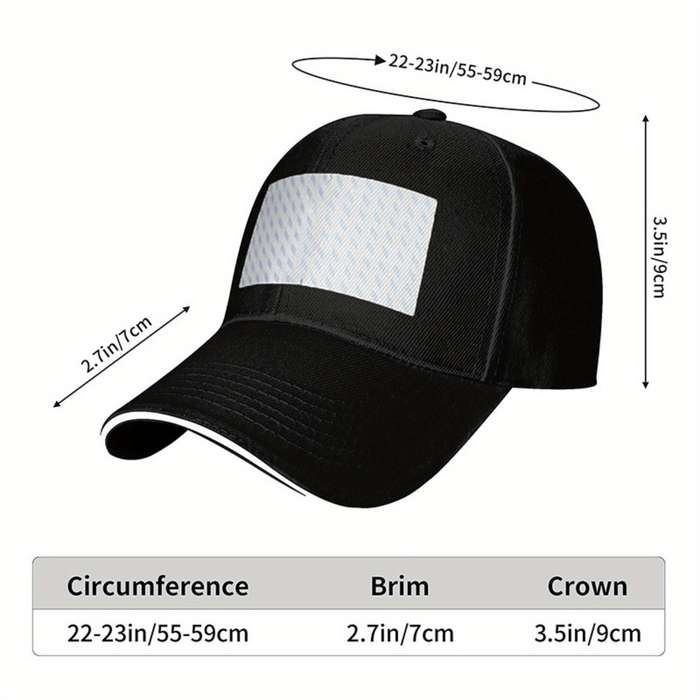 1pc Adjustable Sports Cap Black with CZ Logo Stylish and Comfortable Headwear for Running