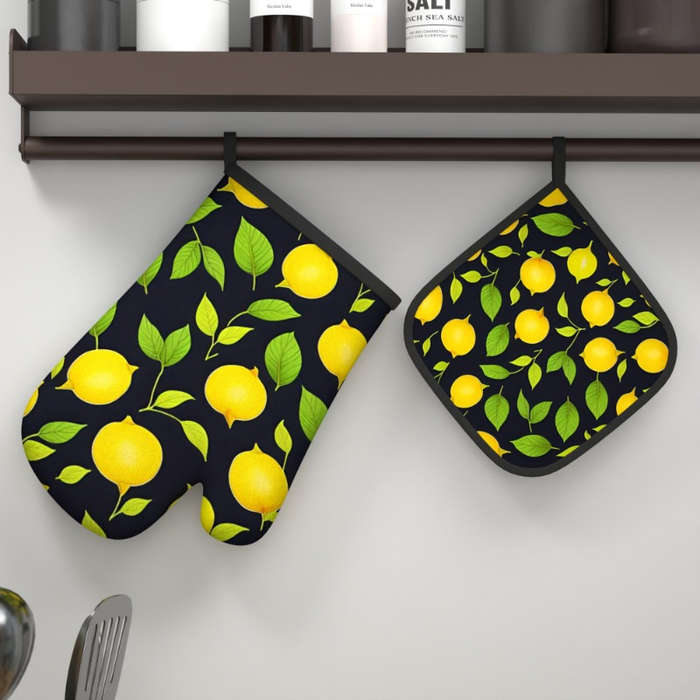 2Pcs 26.92x17.02cm Heat Resistant Oven Mitts And Potholders